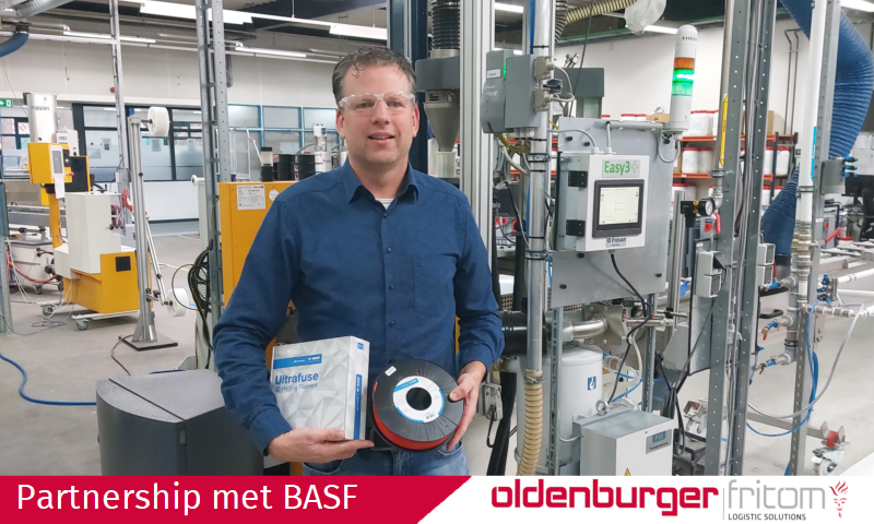 Sinds 2020 is Oldenburger|Fritom logistiek partner van BASF Forward AM in Emmen.